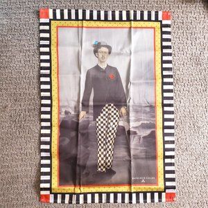 MacKenzie-Childs "Man with a View" Dish Towel 18x26"